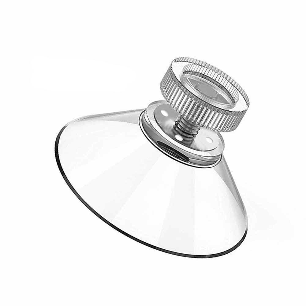 10PCS Strong Suction Cups with M4 Screw Rod Knurled Hook Clear Kitchen Glass