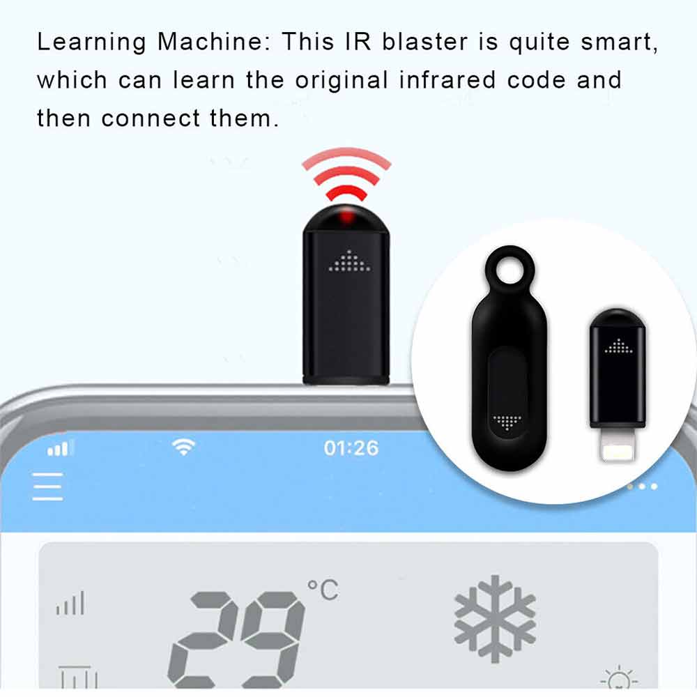 Remote Control ABS Appliance Controlling Infrared Blaster Phone Transmitter