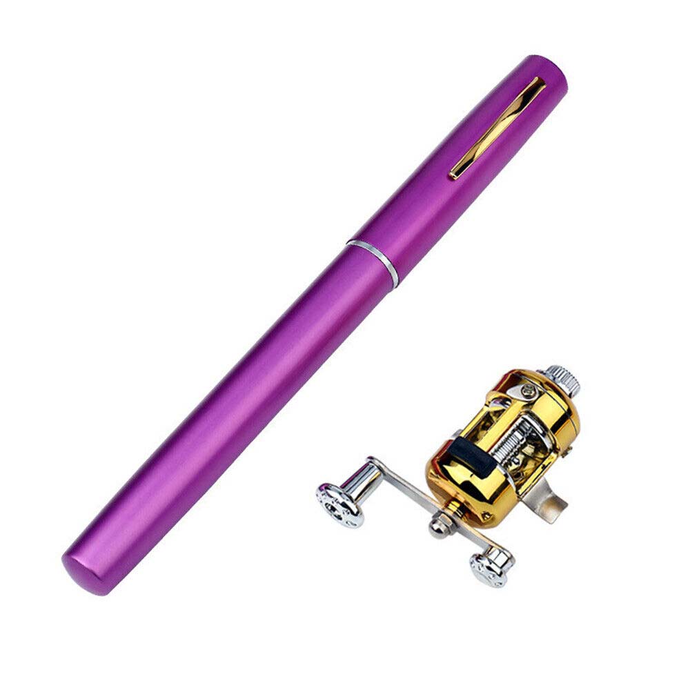 Portable Pocket Size Fishing Rod Telescopic Pen Fishing Pole and Reel Combo