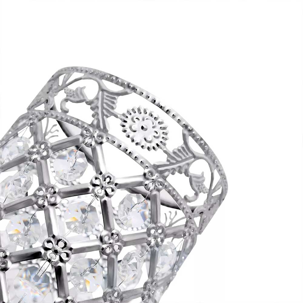 Crystal Bedroom Nightstand Light Bedside Table Lamp Home Decor Desktop Lamp