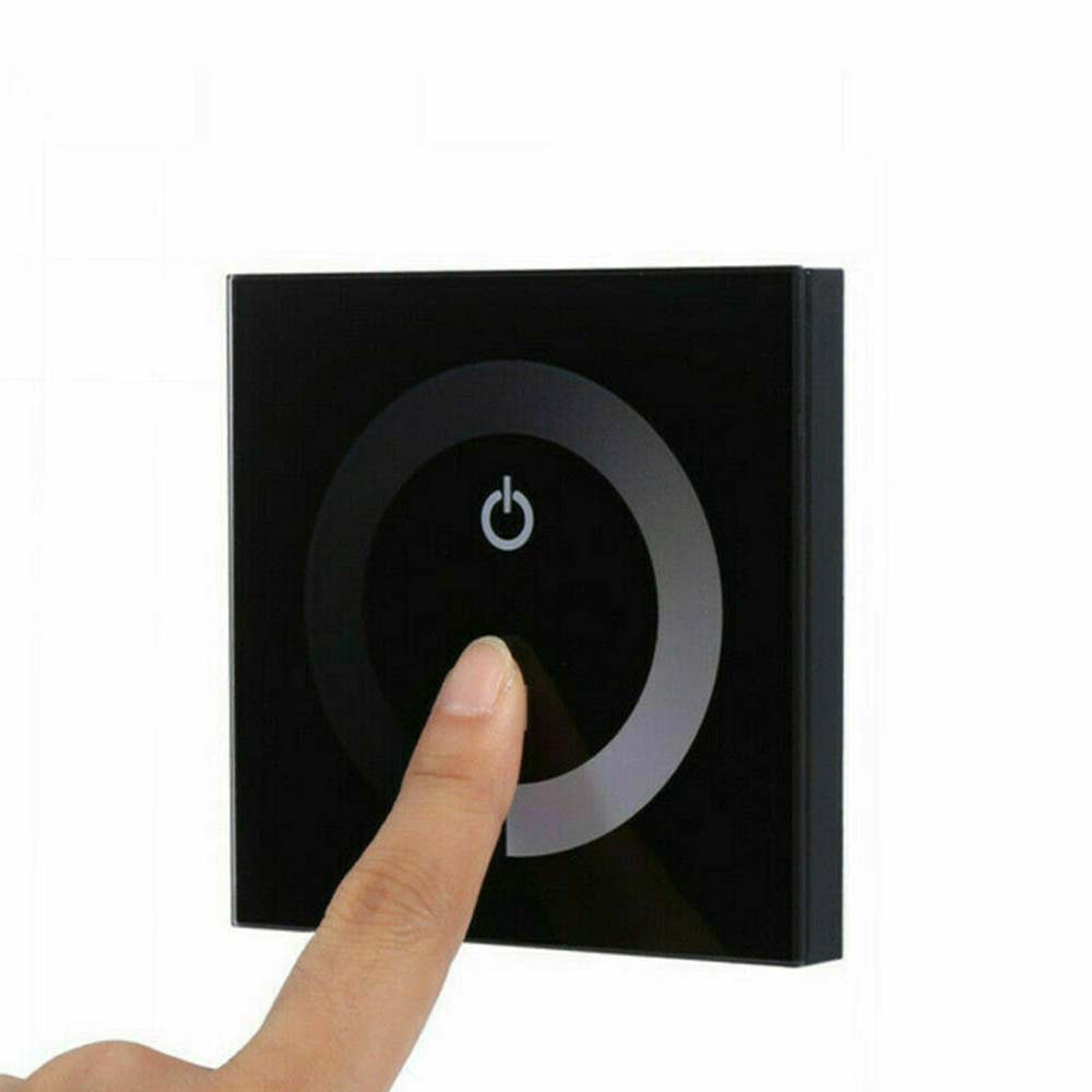 12V-24V Touch Panel LED Light Lamp Dimmer Smart Controller Wall Mounted Switch