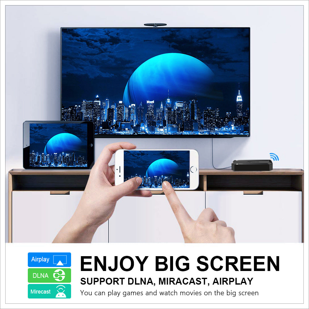 X96Q Android TV Box - Allwinner H313, 4K HD Streaming, Android 10 System