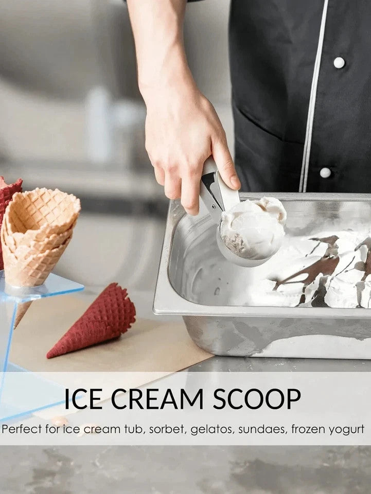 Multifunctional Stainless Steel Dual-Purpose Ice Cream Scoop & Scoop Maker