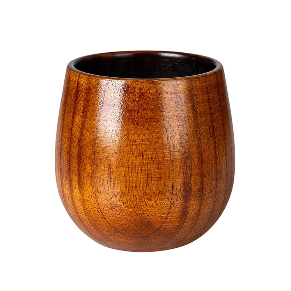 Charred Wooden Bourbon Glass - Handcrafted 240ml Whiskey Drinking Cup