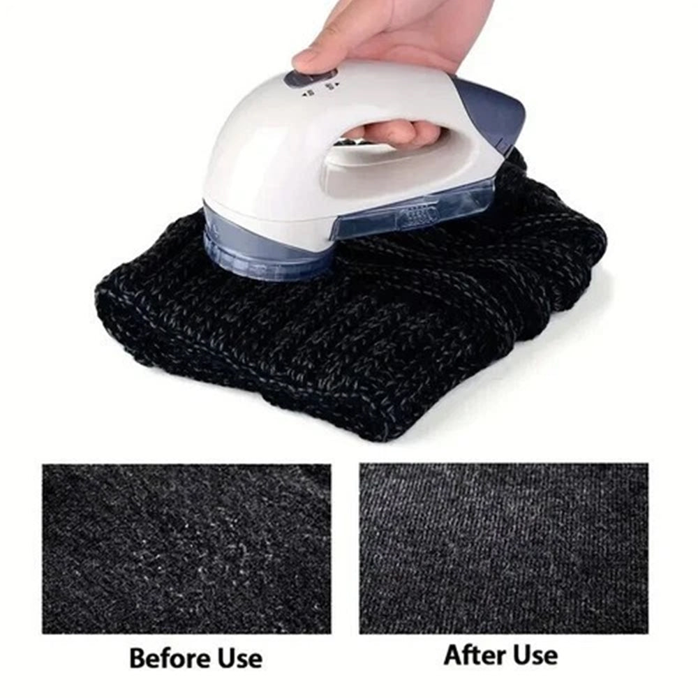 Electric Lint Remover - Battery-Powered Fabric Shaver for Clothes & Debobbler