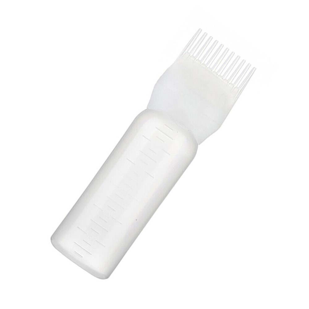 3pcs Root Comb Applicator Bottle with Graduated Scale Hairstyling Hairdressing