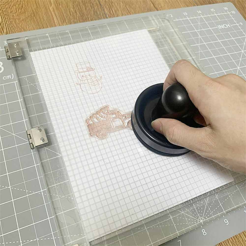 Black Stamping Pressing Tool to Put Even Pressure on the Stamp Platform