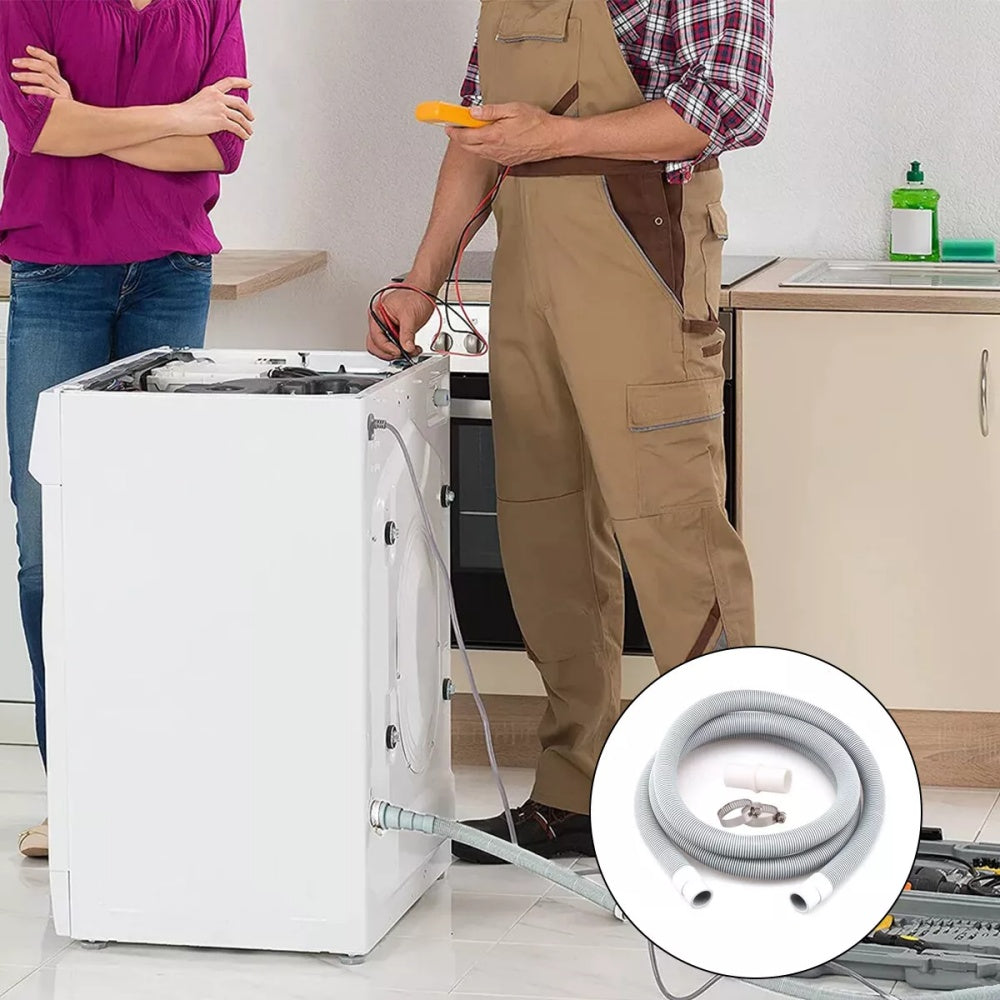 Universal Washing Machine & Dishwasher Drain Extension – 1/2m, Easy to Install
"
