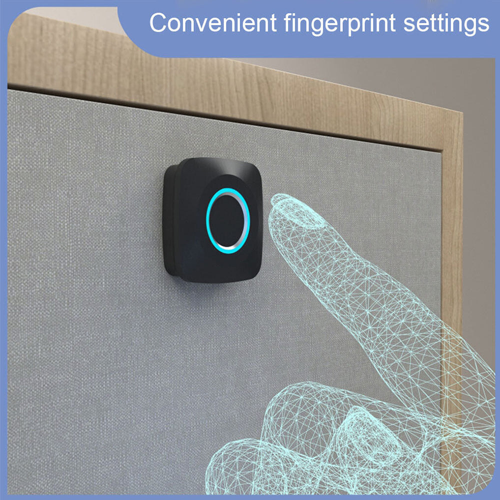 Smart Mini Fingerprint Lock Electric Locker Universal Keyless Padlock