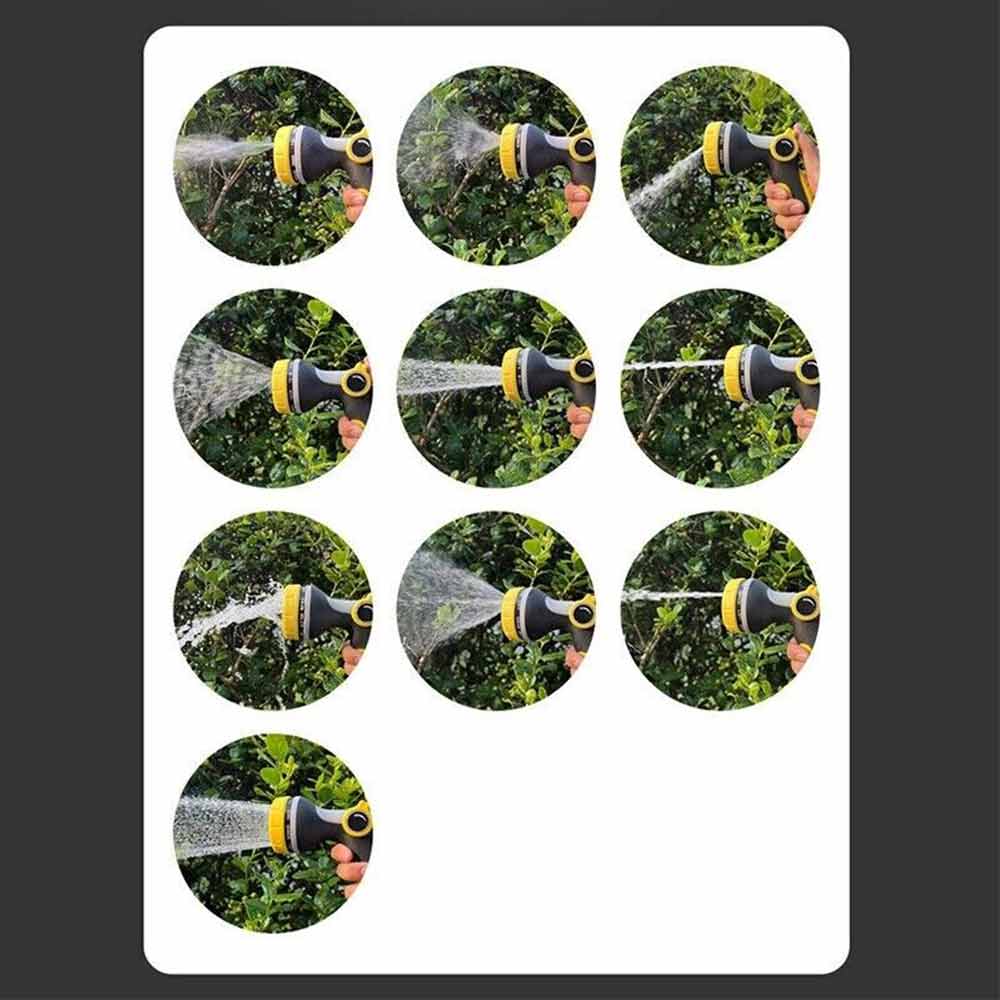 10 Functions Hose Sprayer Nozzle Watering Car Washing Tool Garden Spray Gun