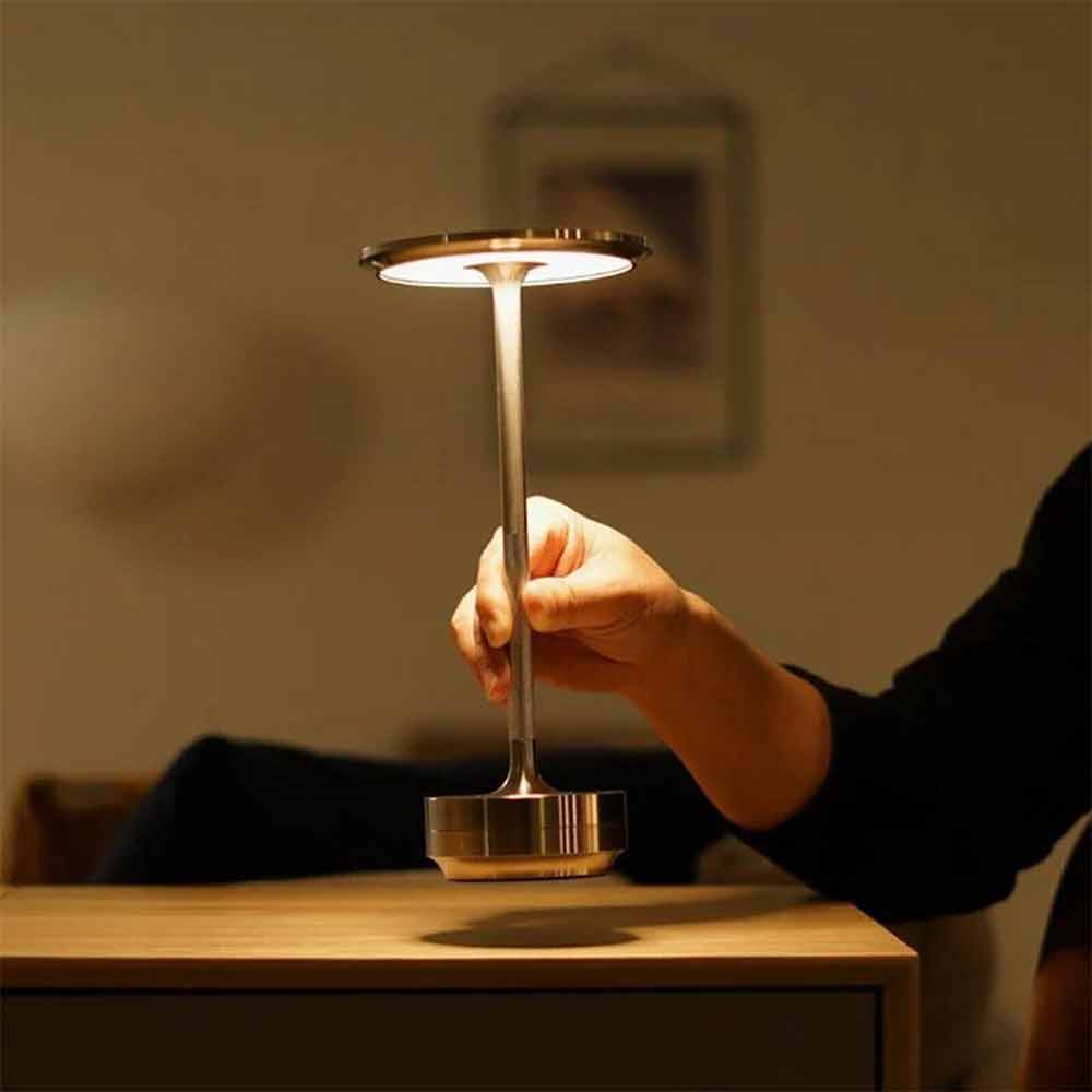 Rechargeable LED Table Desk Lamp Cordless Night Light Bar Hotel Decor