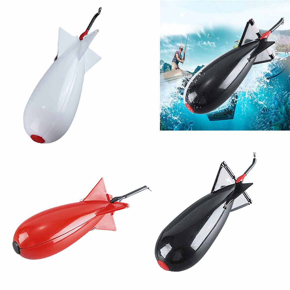 4X Spomb Carp Fishing Spod Bomb Bait Rocket Floats Carp Fishing Feeder Bait