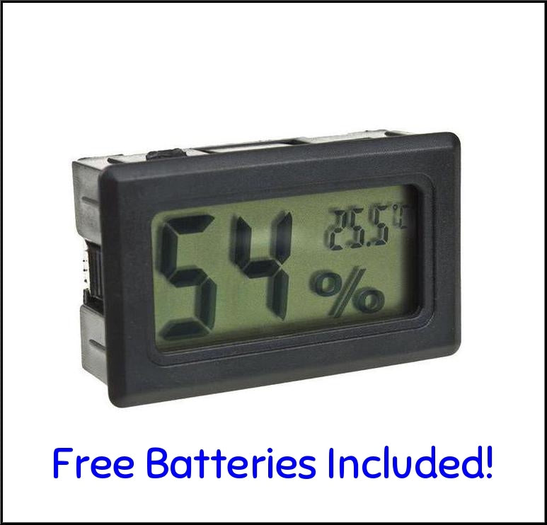 Waterproof Digital Thermometer & Hygrometer – Embedded Temperature Humidity Monitor