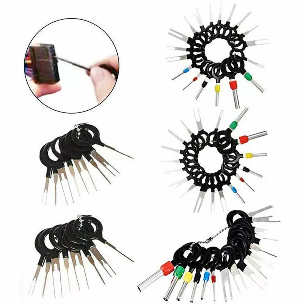 70Pcs Set Pin Ejector Wire Kit Extractor Auto Terminal Removal Connector Tool
