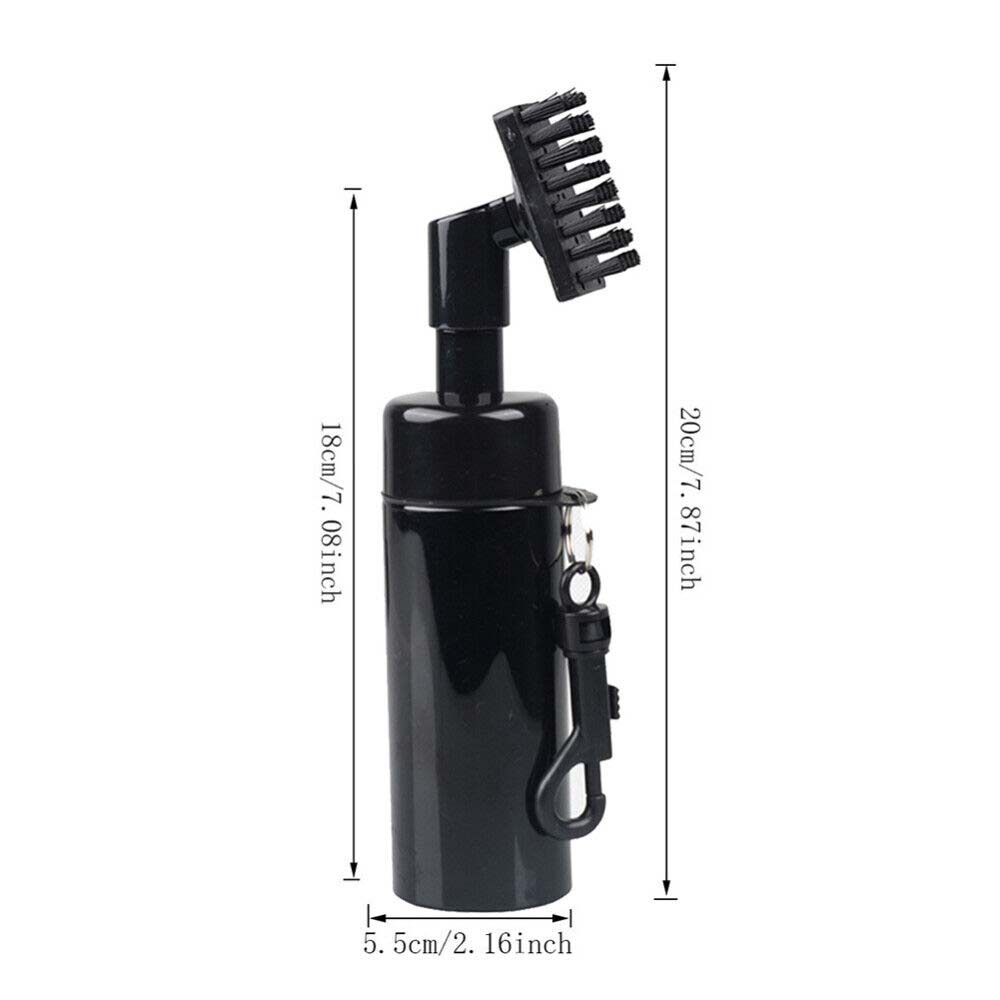 Golf Club Cleaning Brush Reel Groove Cleaner With Extrusion Water Bottle