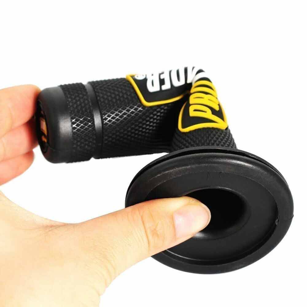 7/8" Motorcycle Hand Grips Pair Rubber Gel Brake Hands Pit Dirt Bike Motocross Motorcycle