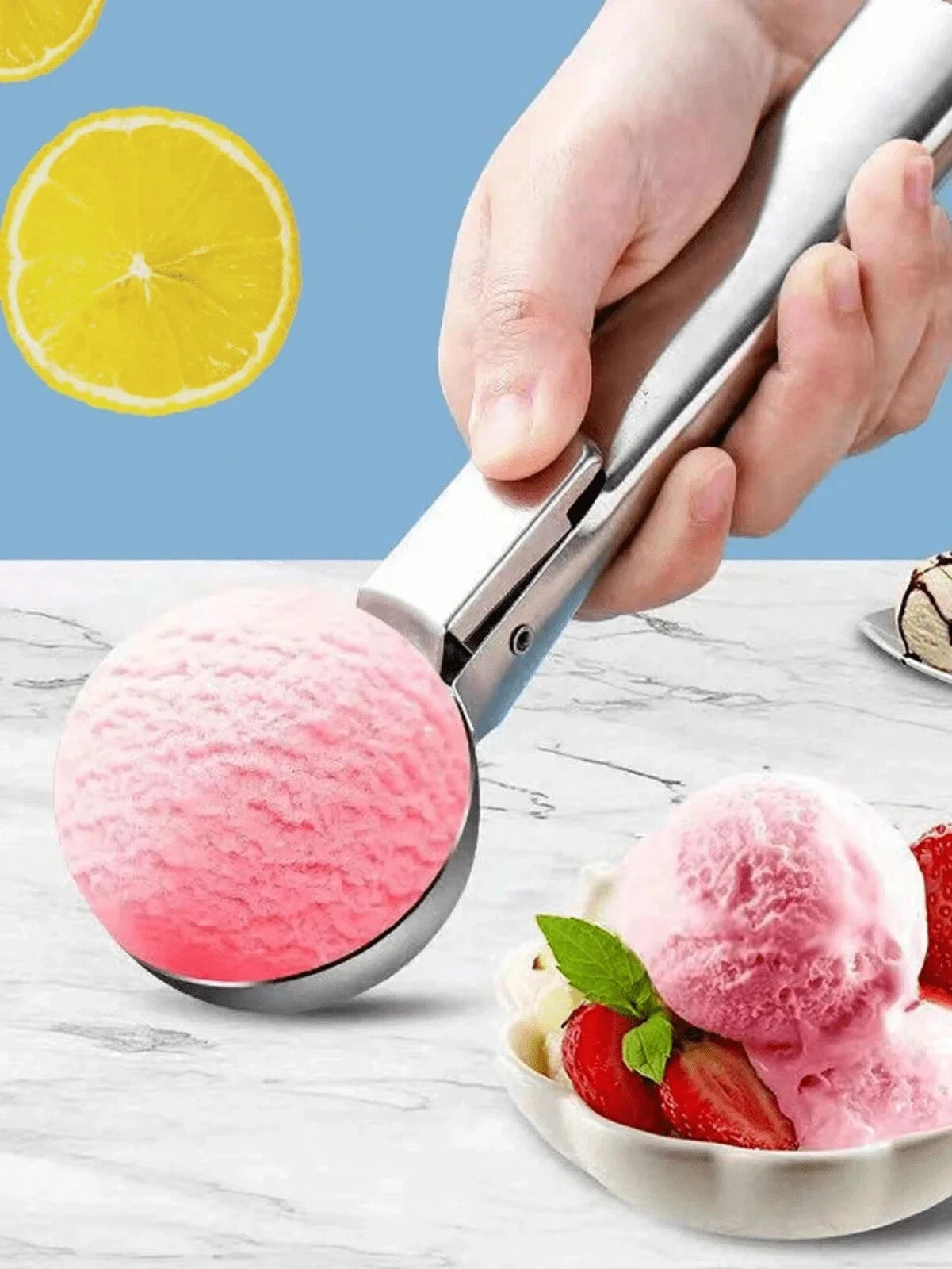 Multifunctional Stainless Steel Dual-Purpose Ice Cream Scoop & Scoop Maker