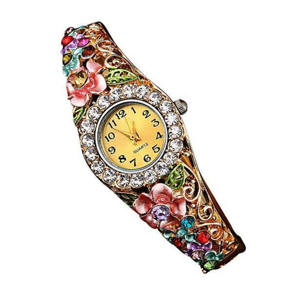 Women's Fashion Luxury Rhinestone Bracelet Watch Ladies Analog Wrist Watches