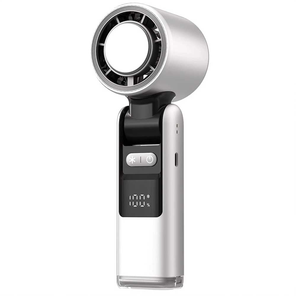 USB Rechargeable Mini Handheld Fan - Portable Folding Desk Fan, Personal Cooler for Home/Office/Travel