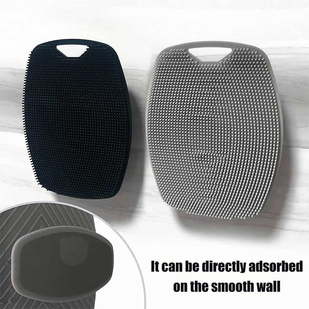 Silicone Body Scrubber Shower Exfoliating Scrub Sponge Washing Massage Brush