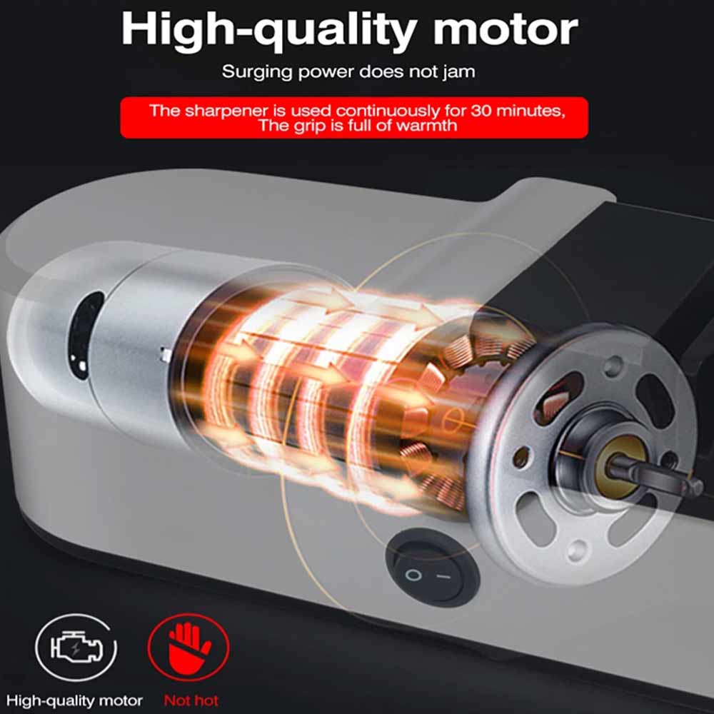Electric Knife Sharpener Professional Kitchen Scissor Knife Sharpening Tool