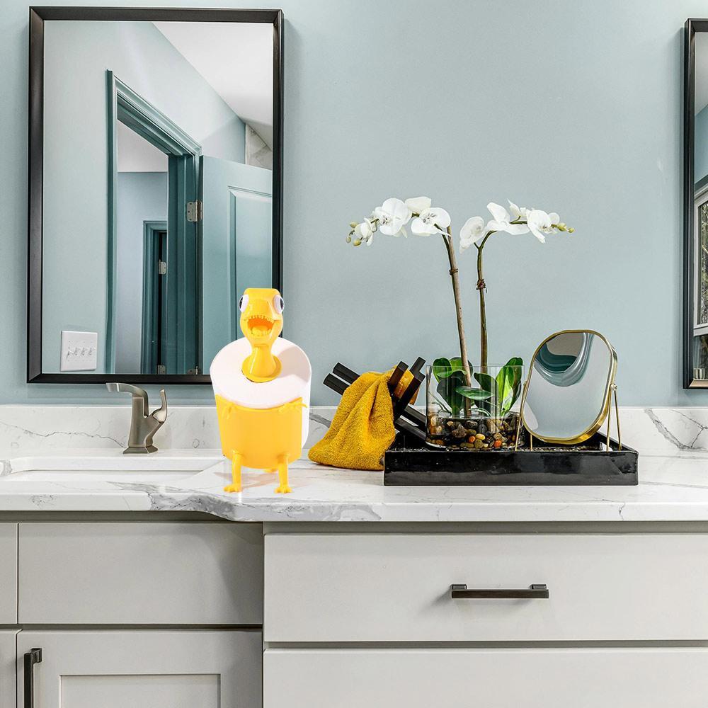 Dinosaur Shape Toilet Paper Holder Cartoon Tissue Storage Rack Paper Towel Stand