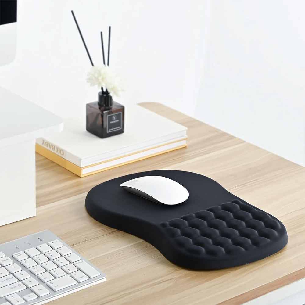 Ergonomic Mouse Pad with Wrist Support – Massage Design Gaming Mouse Mat, Non-Slip