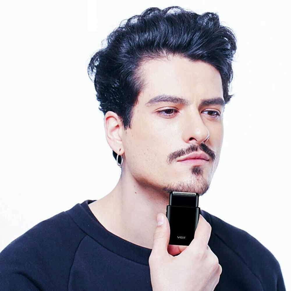 Portable Shaver Mens Small Electric Shaver Beard Trimmer Razor USB Rechargeable