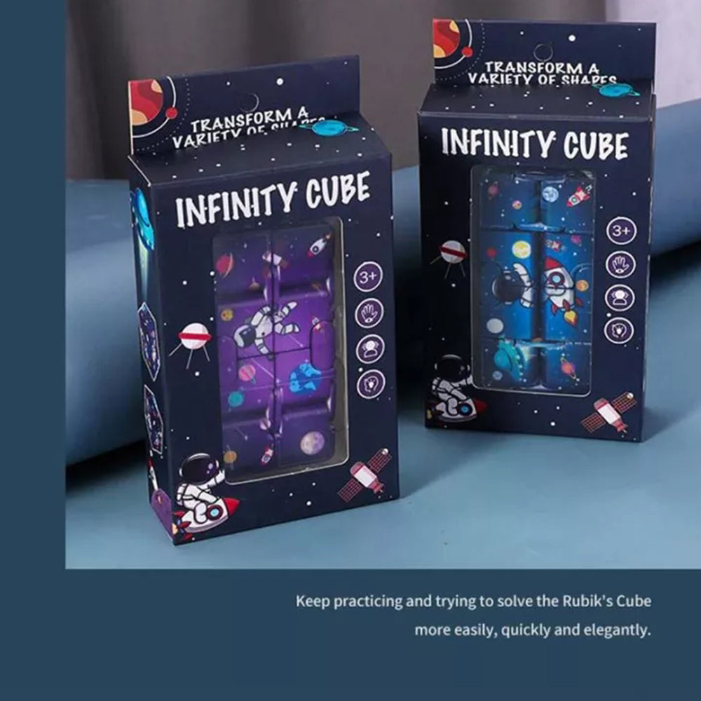 Infinity Cube Toy Finger Anxiety Stress Relief Cube Blocks Kids Funny Toys
