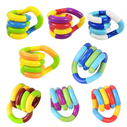3-Pack Tangle Fidget Toy – String Twist Sensory Aid for Stress Anxiety ADHD