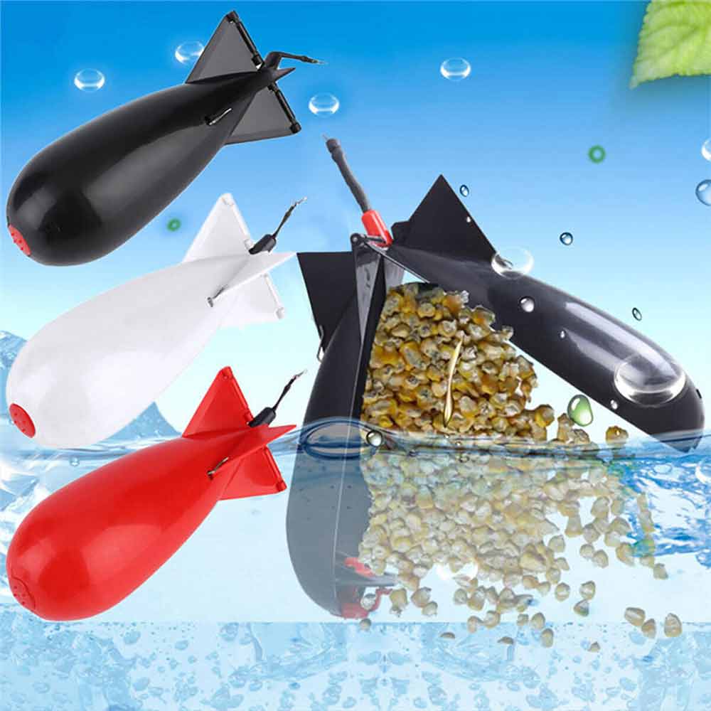 4X Spomb Carp Fishing Spod Bomb Bait Rocket Floats Carp Fishing Feeder Bait