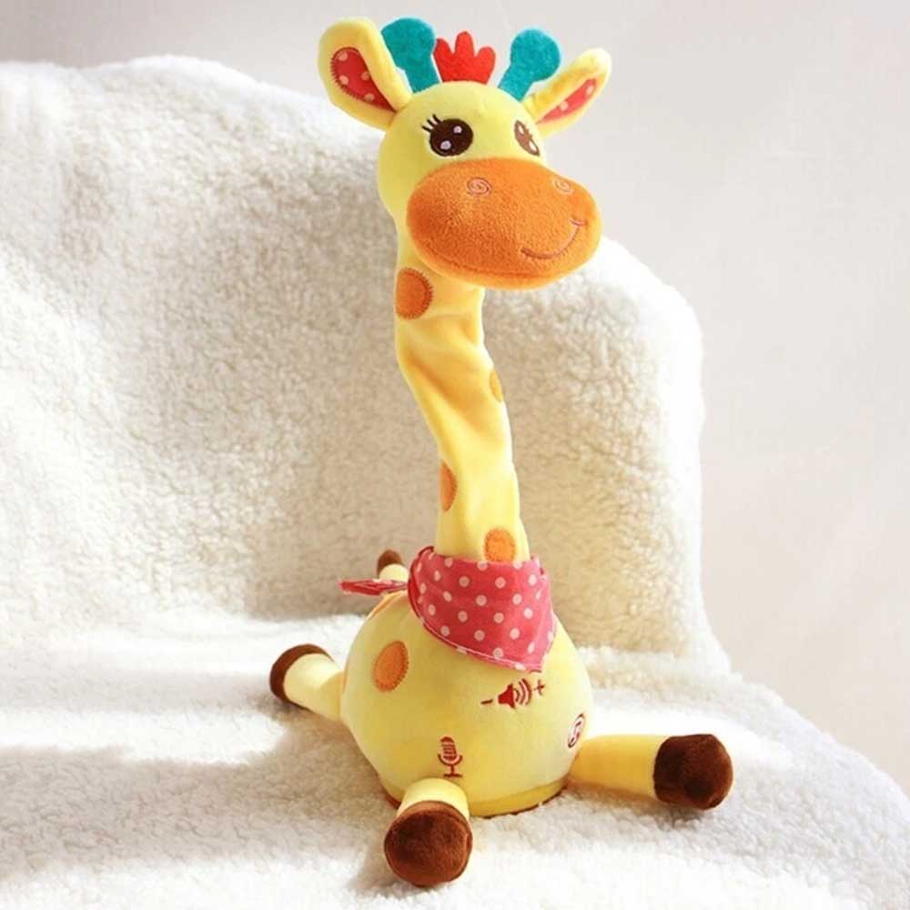 Musical Dancing Giraffe Plush Toy-Singing & Moving Animal Doll, Perfect Holiday Gift