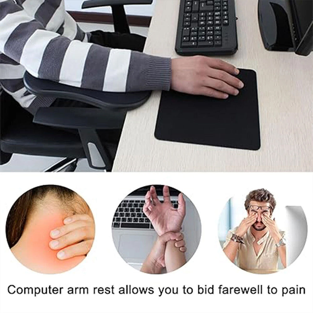 Rotating Mouse Wrist Pad – 180° Arm Rest Support, Anti-Fatigue Desk Pad