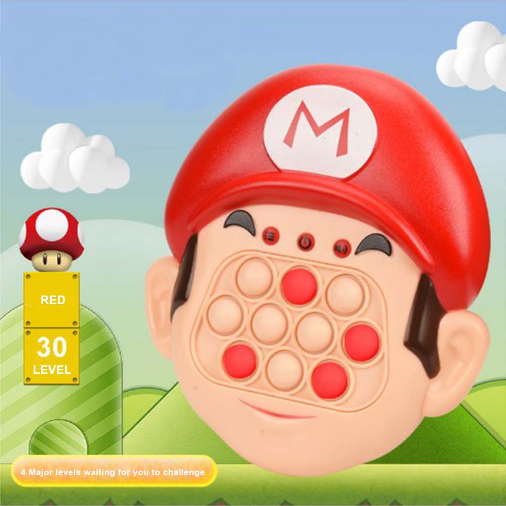 Pop It Push Puzzle Game Controller Bubble Sensory Fidget Toy Electronic Mario
