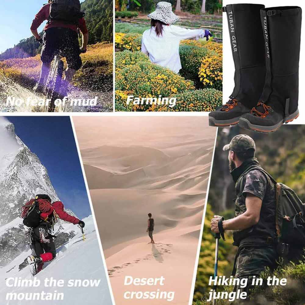 Waterproof Snake Gaiters – Anti-Bite, Snow & Sand Proof Leg Protection for Hiking & Outdoor Work