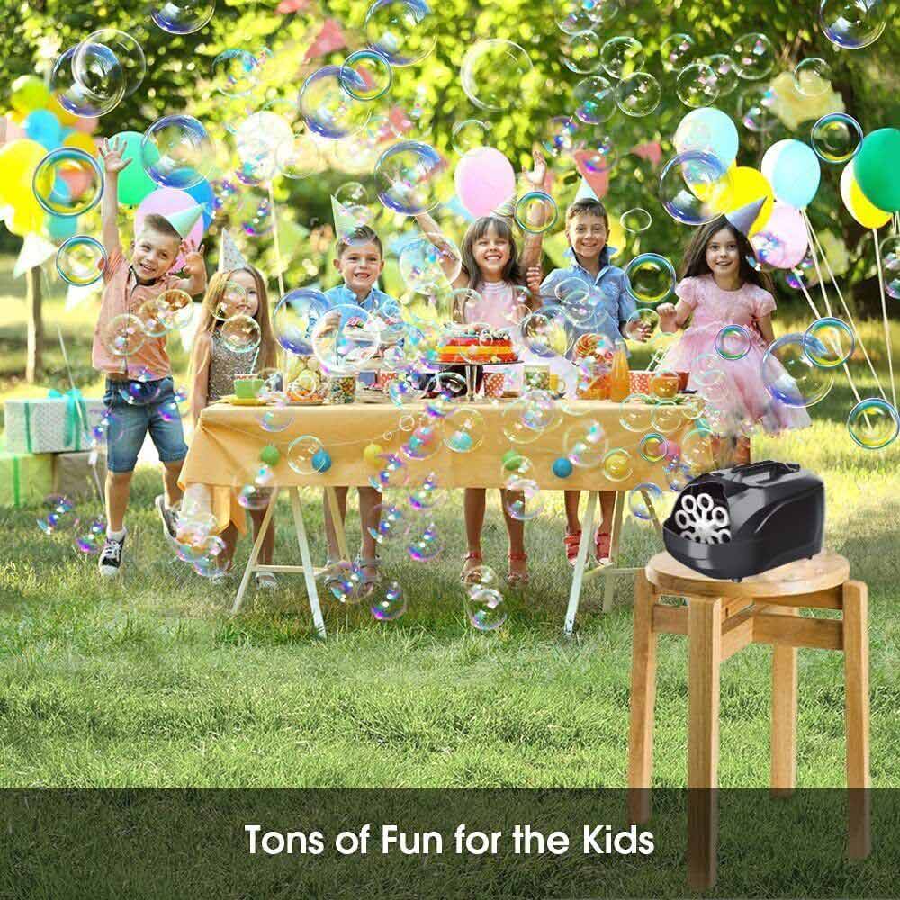 USB Automatic Bubble Blower Bubbles Electric Bubble Machine Wedding Party Xmas