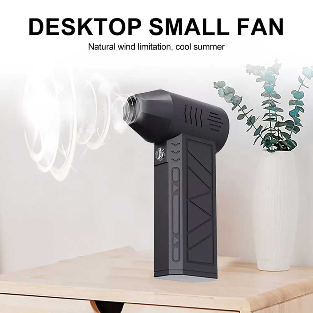 130,000 RPM Cordless Air Duster – Handheld Turbo Blower, 200W High-Speed Dust Cleaning Gun with Type-C Charging