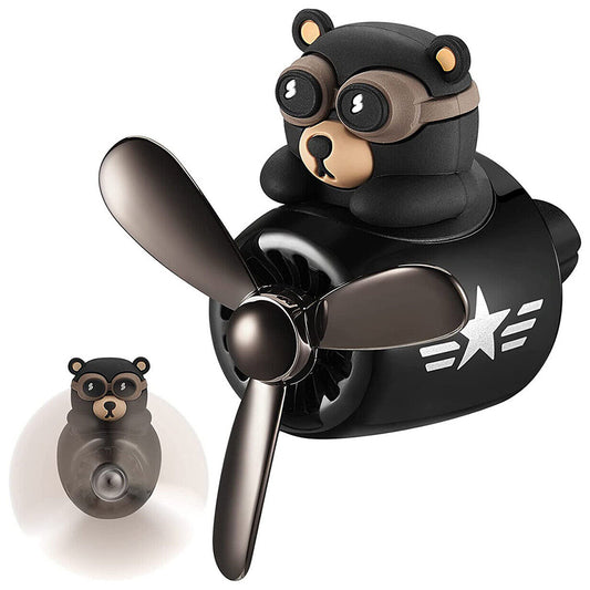 Car Air Freshener Cool Cute Bear Car Air Vent Outlet Scented Clip Aroma Diffuser
