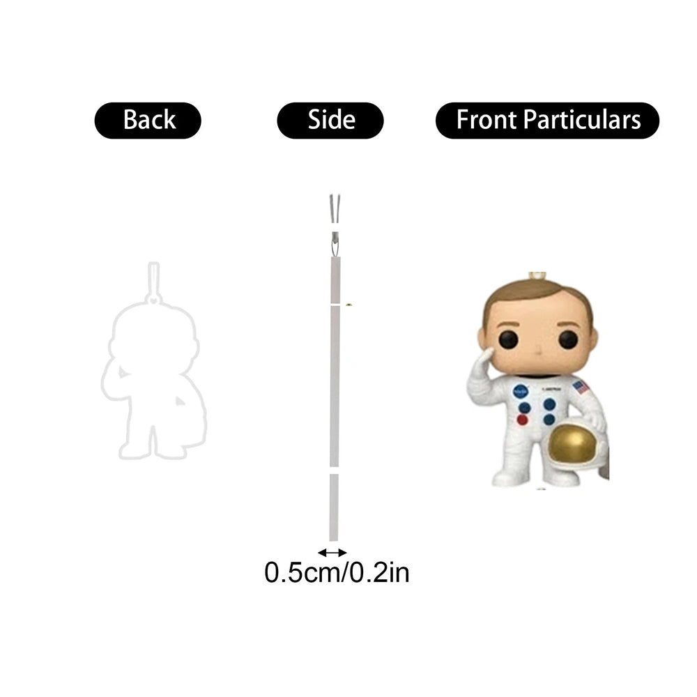 2025 NASA Space Adventure Advent Calendar - 2D Acrylic Pendant Countdown