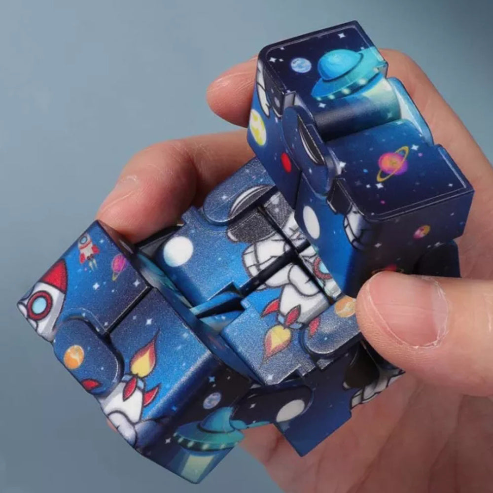 Infinity Cube Toy Finger Anxiety Stress Relief Cube Blocks Kids Funny Toys