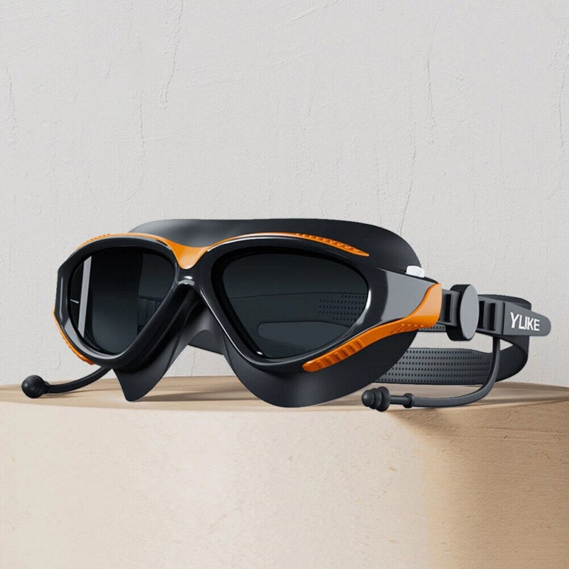 Professional Adult Anti Fog Swim Glasses Swimming Goggles Snorkel Diving Pool