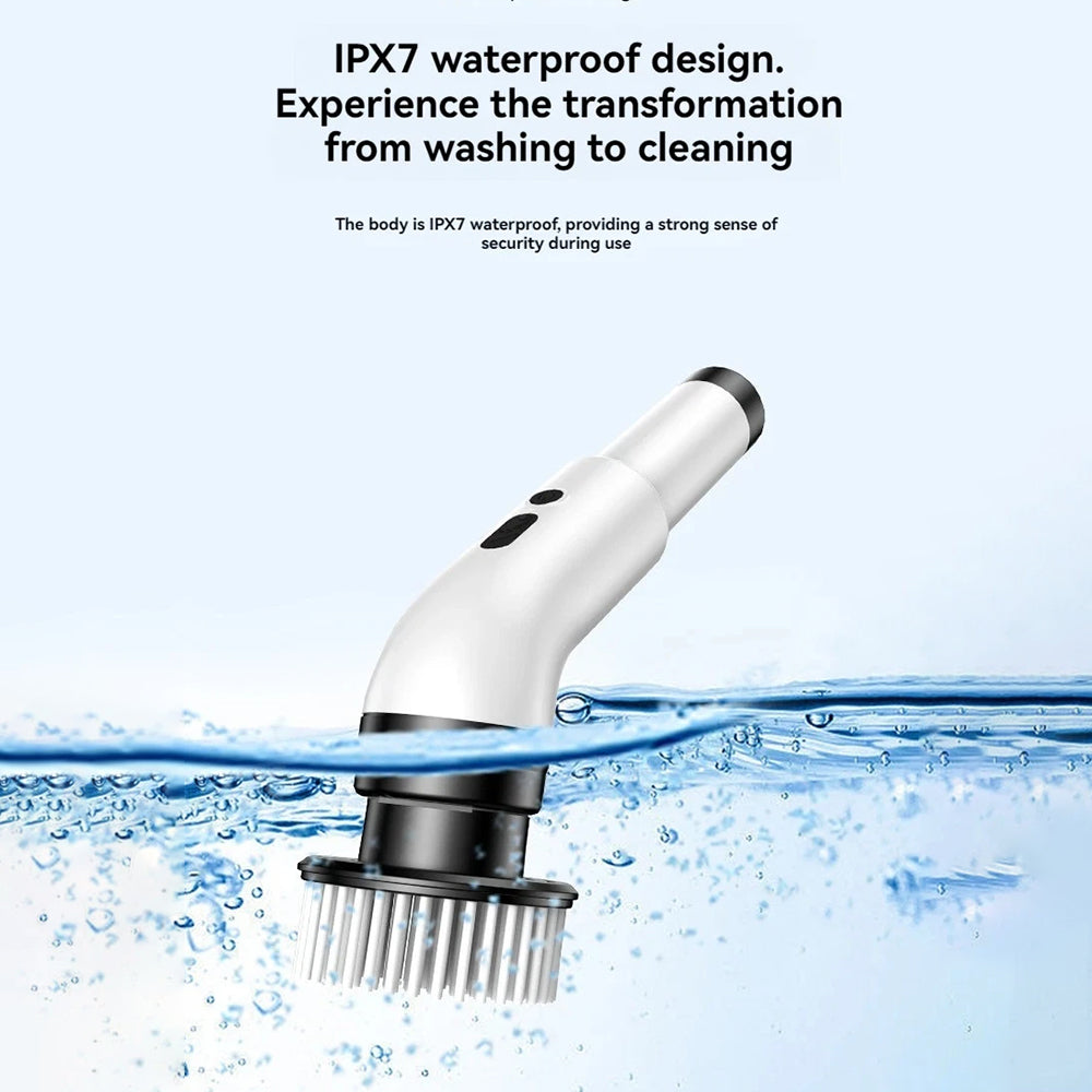 9-in-1 Electric Spin Scrubber - Cordless Cleaning Brush with Adjustable Handle