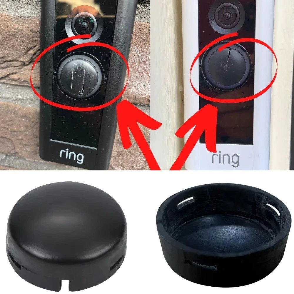 4PCS Replacement Buttons for Ring Doorbell Pro - Easy Fix for Cracked/Broken Doorbell Cover