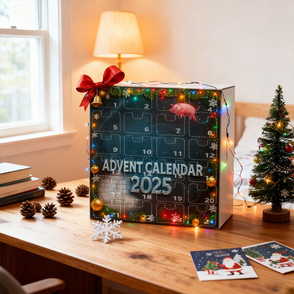 2D Pink Floyd 60th Anniversary Advent Calendar 2025- 24-Day Tarot Pendant Christmas Countdown