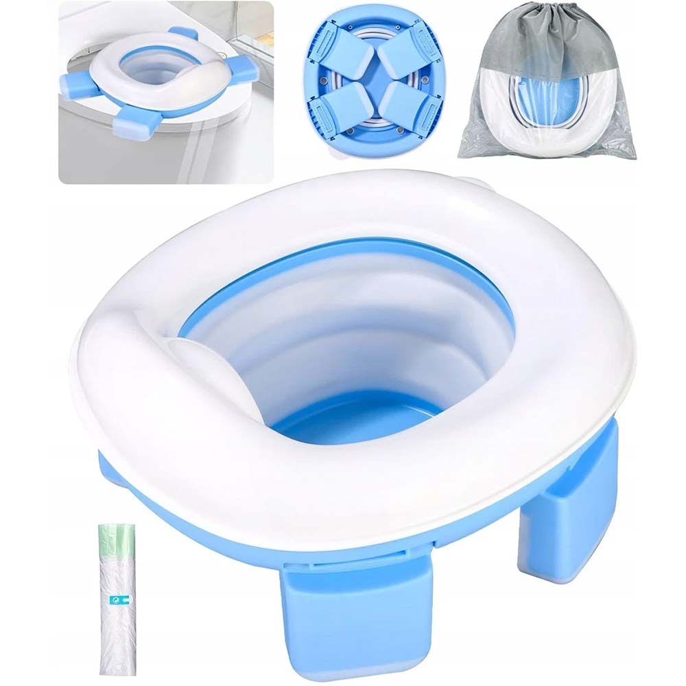 Travel Potty - Reusable Portable Folding Potty for boys and girls Outdoor Camping