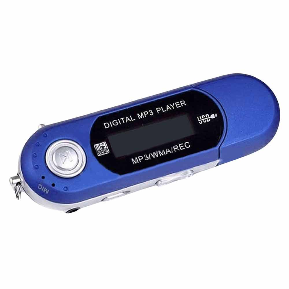 4GB/8GB Portable USB MP3 Player – Digital LCD Screen, FM Radio, Rechargeable Music Player with Built-in Memory