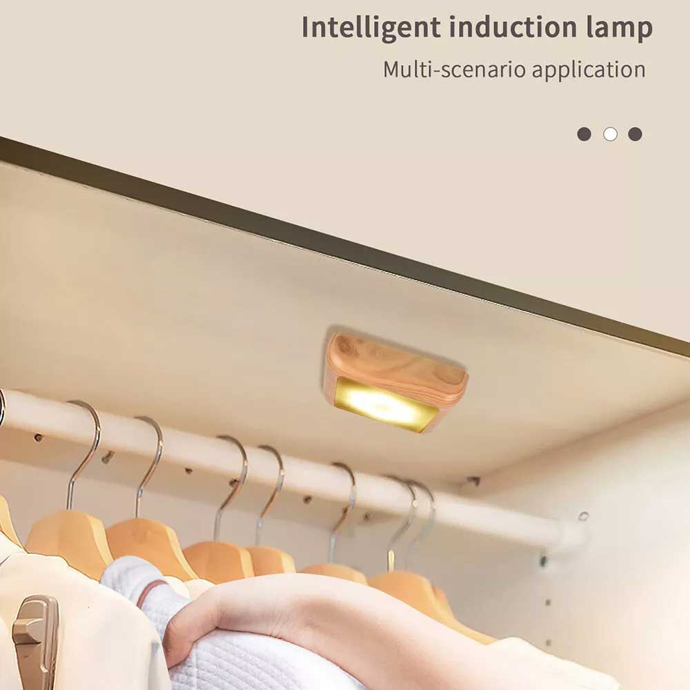 Motion Sensor Night Light – 6 LED Battery-Powered for Closet, Cabinet & Wall