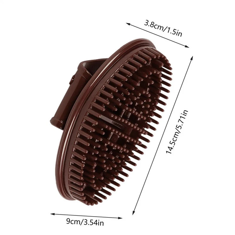 2-Piece Meridian Therapy Massage Brush Set | Acupressure Body Brush for Back, Arms & Legs
