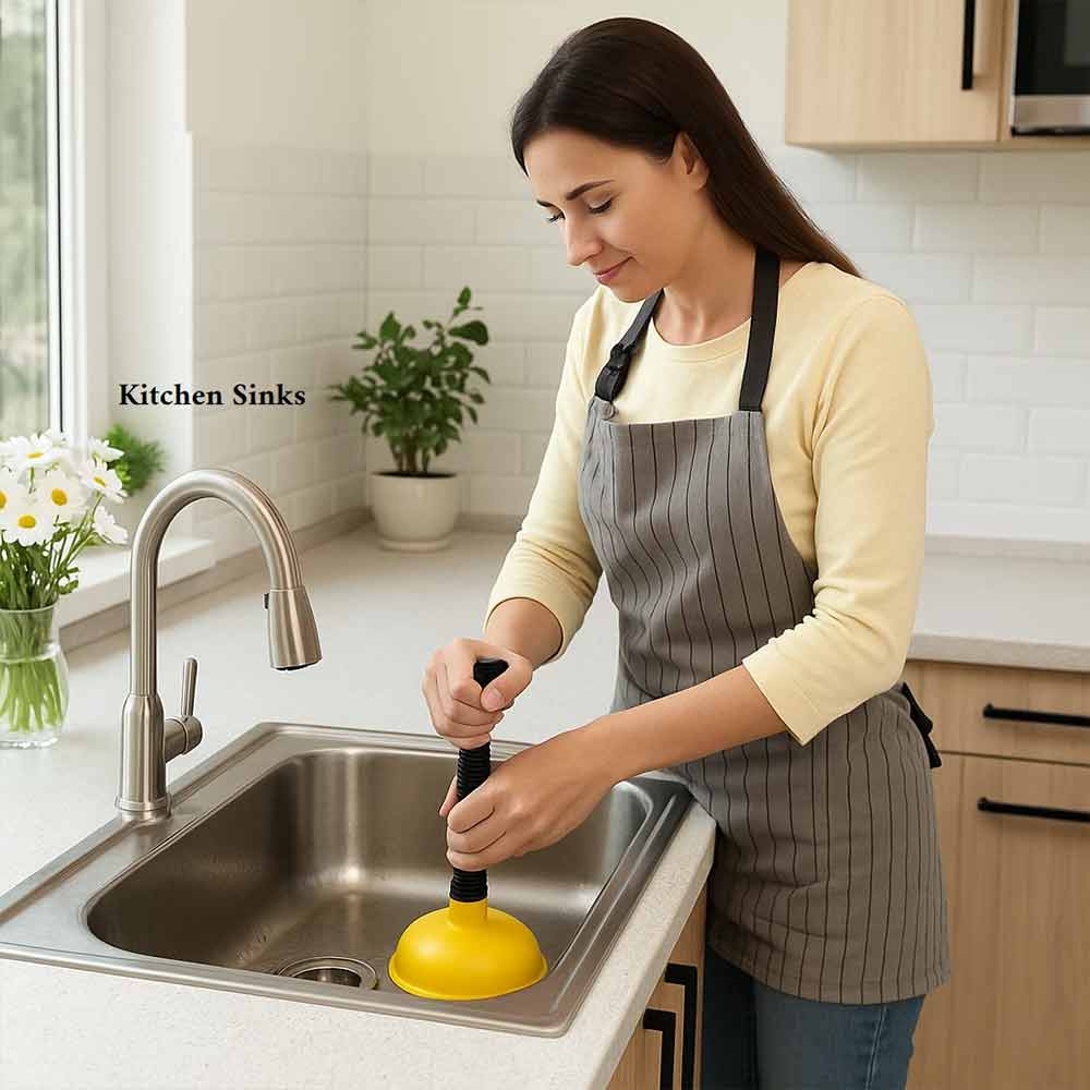 Mini Sink & Drain Plunger – Small Unclogger for Bathroom, Kitchen, Shower Drains