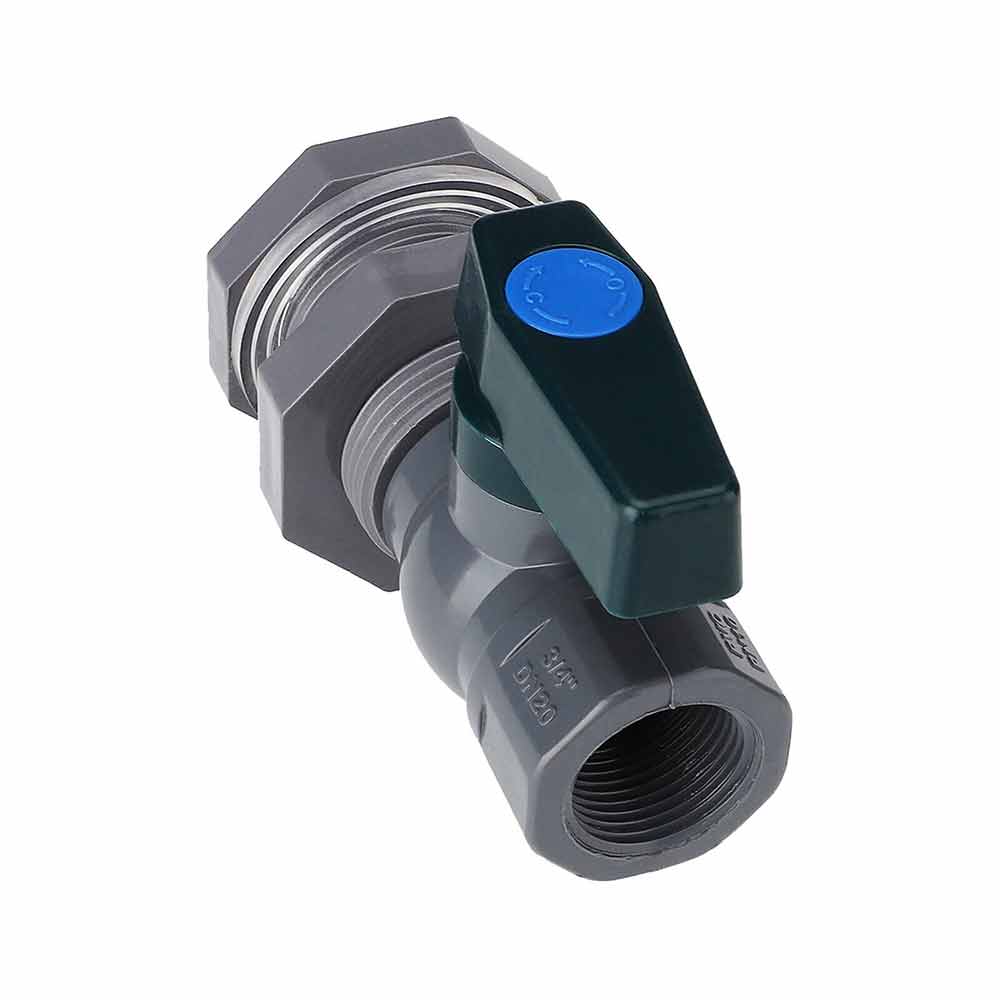 Rain Barrel Water Spigot Kit 3/4" Ball Valve and Bulkhead Fitting Outdoors
